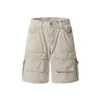 Comercio exterior camuflaje verano estilo coreano holgados deportivos casuales pantalones de longitud media pantalones de siete puntos para hombre por encima de la rodilla pierna ancha de moda marca jeans