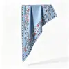Lenço triangular, acessório feminino em camadas, cinto jeans, lenço de cintura, acessório de viagem, camisa, xale estiloso
