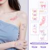 Tatuaje Adhesivo de Mariposa Colorida Concierto Adhesivo para la Cara Adhesivo Pintado para la Clavícula Colorido Resistente al Agua para Mujer Duradero Infantil Alto Sentido