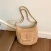 Bolso de Paja Estilo Coreano de Nicho para Mujer Nuevo Modelo 2026 Vacaciones en la Costa Bolso de Hombro Tejido Bolso Cruzado de Moda