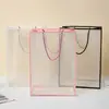 Bolsa de regalo para fiestas bolsa para envolver ramo de flores bolsa de regalo tote bolsa de regalo PP en stock