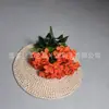 Ramo de Flores Phlox Pequeña Magnolia de 5 Cabezas Transfronterizo Jms con un Tacto Similar a la Hortensia, Decoración para Salón de Bodas, Flores Artificiales de Alta Gama