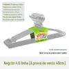 Cabide à Prova de Vento de Aço Inoxidável Robusto 4,0 mm Cabide Sólido Varal de Roupas Varal de Calças Atacado