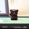 Palo de Rosa Natural Sándalo Verde Talla de Madera DIY Oso de Peluche Lindo Oso Pequeño Colgante para Llavero de Teléfono Accesorios