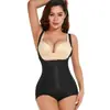 Patrón de Ropa Moldeadora de Forma Personalizada del Fabricante Mono con Tirantes en el Hombro Control de Abdomen Corsé para Busto Cintura Estrecha con Botones Bodysuit