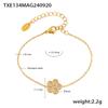 Pulseira de zircônia incrustada com temperamento europeu e americano, colar de clavícula de camada dupla, aço titânio, revestimento a vácuo PVD, retenção de cor, terno