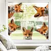 Adesivos Estáticos da Série Animais Simulados, Sem Cola e Removíveis, Adesivos de Combinação de Animais para Decoração de Cozinha, Varanda e Janela