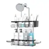 Novo Rack de Armazenamento de Banheiro Sem Perfuração Rack de Papel Toalha de Ferro Rack de Armazenamento de Banheiro Triangular Rack de Armazenamento de Banheiro Montado na Parede