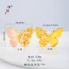 Pu Zuoqiang Preservação de Cor Dourado Acessórios Diy Osmanthus Meia Borboleta Pingente Novo Sonho Chinês Flores Borboleta Dança Colar
