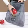 Bolsa de almacenamiento para cocina, red de malla para verduras y frutas del hogar, montable en la pared, red de almacenamiento estilo TikTok para jengibre y ajo