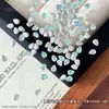 Pedras de strass para nail art com zircônia de base reta em formato de gota d'água, pedras de strass facetadas irregulares brilhantes em formato de flor para decoração de unhas