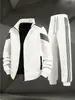 Traje de Dos Piezas con Cremallera + Pantalones para Hombre, Estilo Transfronterizo Nuevo Europeo y Americano, Traje Estampado de Moda para Hombre, Estilo Caliente Temu-Y2