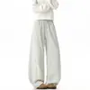 Novedad Otoño 2026 Pantalones Anchos Transpirables de Secado Rápido para Hombre, Pantalones Casuales Sueltos con Efecto de Caída, Moda de Talla Grande, Pantalones Largos de Marca de Tendencia