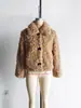 Para el Spot Transfronterizo Caliente de Aliexpress 2025 Chaqueta de Invierno Cálida de Estilo Europeo y Americano para Mujer con Piel Integrada