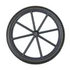 Frete Grátis Roda de Espuma de Tubo Plano Roda Sólida para Carrinho, Carrinho de Ferramentas, Carrinho Elétrico, Roda Preenchida Antiderrapante e Resistente ao Desgaste