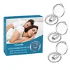 Pinza nasal transparente de PVC simple con caja Pinza nasal para dormir Caja de colores