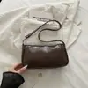 Diseño de nicho francés versión coreana versátil patrón de cocodrilo bolso baguette bolso de axila retro 2026 nuevo bolso de mano bolso de hombro