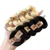 Elástico de Urso Fashion e Fofo para Cabelo Feminino Faixa de Cabeça Outono e Inverno Faixa de Cabelo de Pelúcia Alta Elasticidade e Durável Faixa de Cabeça Acessórios de Cabelo