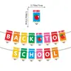 Decoraciones para la temporada de regreso a clases transfronteriza, Pancarta de Regreso a Clases, Pancarta de letras de lápiz, Guirnalda al por mayor y personalización