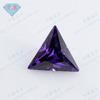 Huagang Gema Triángulo Ángulo Recto Color Blanco Zircón Piedra Nuda Triángulo Recto Sintético CZ Piedra Hao Imitación Diamante