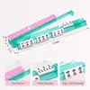 Regla Empujador de Fichas de Mahjong Acrílica Personalizada, Alta Transparencia, Base Plana, Forma Ondulada, Procesamiento de Soporte en Forma de U para Fichas de Mahjong Estilo Americano