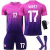 2425 Camiseta de la Copa de Europa del Inn Alemán No. 13 Muller 7 Havets 8 Crosose Jersey de Fútbol para Niños y Hombres