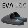 Pantuflas de Exterior para Mujer 2026 Estilo Nuevo para Interiores, Hogar, Baño, Suela Gruesa, Antideslizantes, Anti-Olor, Eva, con Sensación de Caminar sobre las Nubes