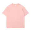 Camiseta de manga corta de algodón puro para mujer, verano 2026, corte holgado, talla grande, unisex, hombros caídos, camiseta básica, top blanco, Camiseta