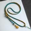 Qianli Jiangshan Pingente Corda Pendurada Feito à Mão Multi-pendurado Colar Corda Jade Esmeralda Cera de Abelha Pingente de Ouro Produtos de Alta Corda Combinando