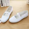 Zapatos Blancos de Lona Casuales para Mujer con Diseño de Grulla de Almohada Blanca Zapatos de Rendimiento para Gimnasia y Baile de Mujer Zapatos de Trabajo para Enfermera de Farmacia Suela Suave