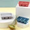 Sorvete Cubo de Gelo Caixa de Gelo Forma de Congelamento Freezer Rápido Geladeira Doméstica Caixa de Gelo Congelado Celebridade da Internet com Tampa