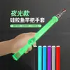 Empuñadura de caña de pescar universal mejorada, extendida y engrosada, con un diseño antideslizante, resistente al desgaste y con aislamiento de silicona para un agarre y protección mejorados.