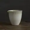 Ceniza de madera cerámica gaiwan taza para preparar té de roca esmalte gris juego de té Kung Fu tetera taza de té taza del anfitrión taza de la justicia