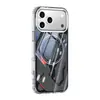 Compatible con iPhone 18 Pro Max Cyber Armor Funda Magnética para Teléfono, Apple 17 Pro Funda Protectora a Prueba de Golpes con Sensación de Hielo