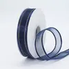 Fabricante Dexin Fita de Malha com Borda Dourada de 2,5 cm para Cabelo Material DIY Bouquet de Roupas Fita de Chiffon