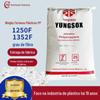 Pp 1250F 1352F Ningbo Mesa Plástico Escovado Não Tecido Plástico Fibra Bruta Translúcido