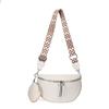 Bolso de Cuero Genuino Transfronterizo para Mujer, Bolso Cruzado de Hombro de Piel de Vaca de Primera Capa, Bolso Silla Casual Versátil de Moda, Riñonera Madre-Hija, Bolso de Pecho
