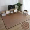 Verão Rattan Mat Factory Straight Hair Rattan Mat Floor Mat Sala de Estar Quarto Tatami Baby Climbing Mat Mat