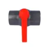 Em estoque fornecimento válvula de esfera de PVC acessórios domésticos válvula de esfera de fornecimento de água soquete espessado conexões para tubos de água válvula de esfera de PVC para fornecimento de água