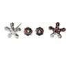 Aretes de Luna Estrella de Plata Esterlina S925 Coreanos Elegantes Simples con Estilo Populares Modernos Geométricos para Mujer Aretes de Plata Lisa