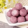 Batata Deshidratada Snacks de Celebridad de Internet Bolas de Leche de Batata Morada 5 kg Sándwich Cubos de Leche Corazón Morado Empaquetados Individualmente Fabricante de Souvenirs Al Por Mayor