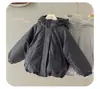 Rollo Grande Talla Ropa de Algodón para Niños 26 Invierno Nuevo Niños Niñas Estilo Coreano Color Sólido Dibujo Animado Osito Ropa de Algodón Sudadera con Capucha