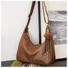 Bolso bandolera de alta gama para mujer para ir al trabajo, otoño e invierno 2024, bolso de hombro Maillard para mujer, bolso tote de gran capacidad