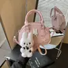Bolso Pequeño Redondo con Colgante de Estrella, Estilo Nuevo Primavera 2026, para Mujer, Bolso Cruzado de Mano Estilo Coreano, Moda de Alta Gama y Versátil