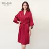 2026 Novo Modelo para Comércio Exterior, Camisola de Seda Exclusiva para Mulheres, Seda de Amoreira de Alta Qualidade, Pode Ser Usada Fora, Roupa de Descanso, Robe