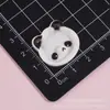 Fofo Panda Café da Manhã Banana Série de Pratos Pequenos Acessórios de Resina Cola de Creme Chaveiro DIY Acessório de Cabelo Casa de Boneca
