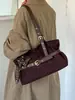 Yuezhi 2026 outono inicial nova moda bolsa de ombro retrô, estilo garota popular versátil para o dia a dia bolsa de ombro tote