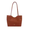 Bolsa Tote Popular Transfronteiriça Feminina 2026 Nova Versátil de Ombro Único Bolsa de Mão de Alto Padrão para o Dia a Dia Bolsa de Braço Moderna