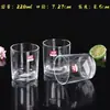 Copo de vidro transparente para leite reto, grande capacidade, espesso, para café, xícara de café da manhã doméstica, copo de leite de soja, copo de suco, atacado