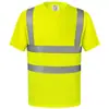 Camiseta de Ropa Reflectante Sitio de Construcción Ingeniería Construcción Fluorescente Manga Corta Ciclismo Seguridad al Aire Libre Logotipo Impreso Ropa Reflectante